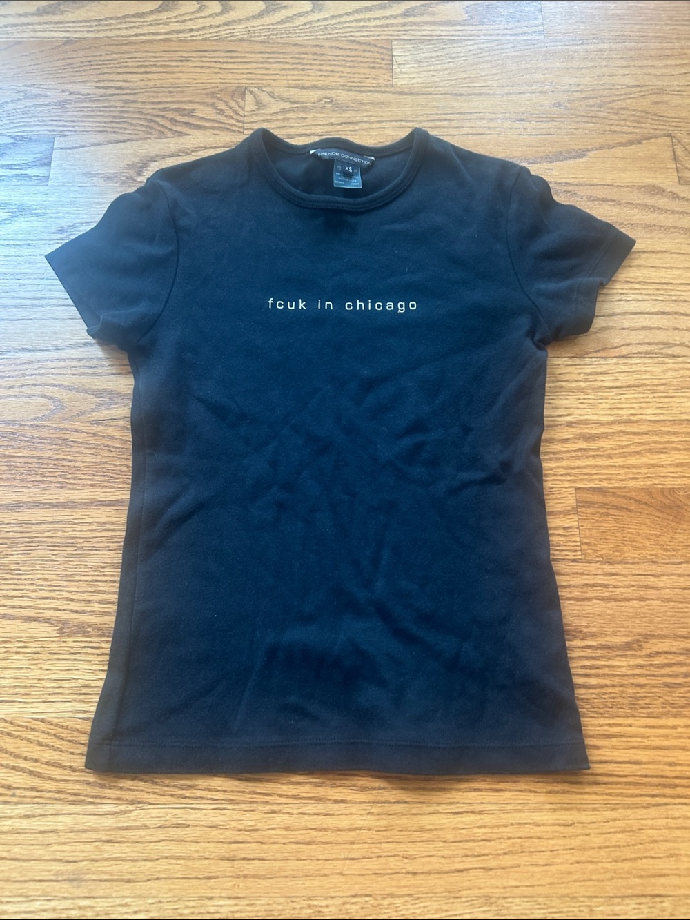 French Connection Vintage Chicago Tee Size XS
